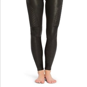 SPANX moto leather leggings